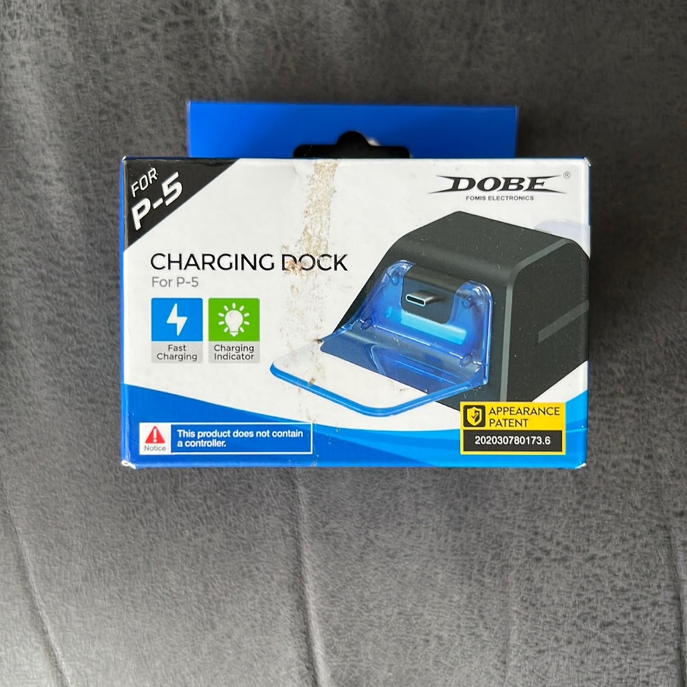 Dobe Black Dual Charging Dock for PS5
